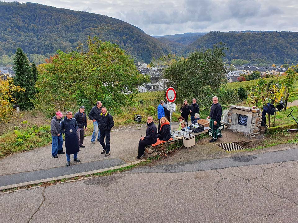 Gruppenbild nach Mittag